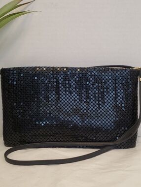 Whiting And Davis Sequin Crossbody Clutch